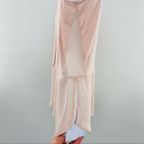 BCBGENERATION Pink Lace Hem Tank Top Blouse - Picture 3 of 11